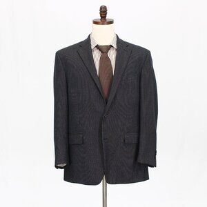 Ralph Lauren 44R Navy HT 2-Button Sport Coat Blazer Jacket G904